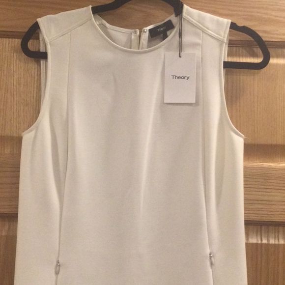 Theory Vent Front Canton Bi Strech Shift Dress - Picture 3 of 11